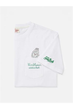 T-Shirt Austin Uomo In Cotone Con Tasca Frontale MC2 SAINT BARTH | T-shirt | AUS000104353L